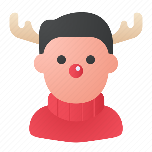 Christmas, rudolph, rudolph costume, avatar icon - Download on Iconfinder