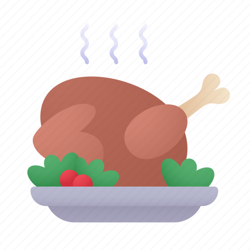 Food, dinner, turkey, christmas dinner, festive icon - Download on Iconfinder