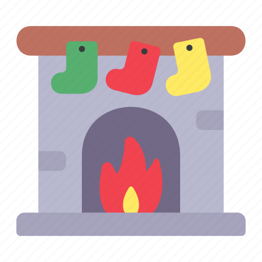 Christmas, chimney, fireplace, xmas icon - Download on Iconfinder