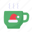 coffee, hot drink, christmas, mug, coffee cub, drink 