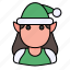 elf, avatar, woman, elf costume, christmas 