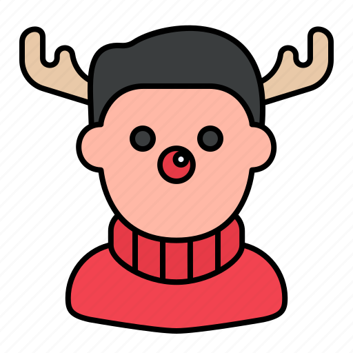 Avatar, rudolph, rudolph costume, christmas icon - Download on Iconfinder