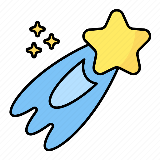 Shooting star, universe, shooting, star, astronomy icon - Download on Iconfinder