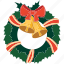 decoration, christmas, wreath 