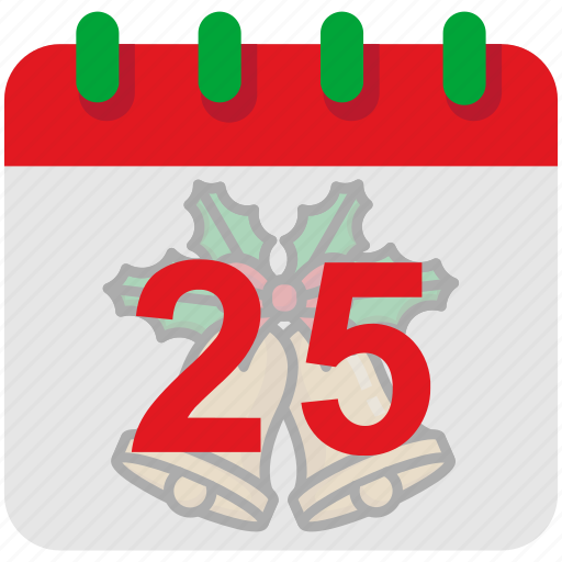 Date, holiday, calendar, 25 december, merry christmas, christmas day icon - Download on Iconfinder
