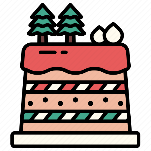 Christmas, cake, xmas, birthday, party, dessert, bakery icon - Download on Iconfinder