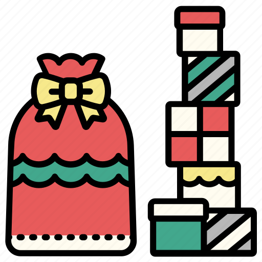 Christmas, gift, present, xmas, decoration, celebration, holiday icon - Download on Iconfinder
