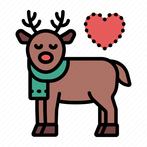 Rudolph, deer, christmas, decoration, santa, winter, xmas icon - Download on Iconfinder