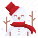 snowman, christmas, xmas, winter, snow