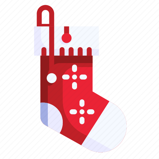 Christmas sock, sock, foot, warm, fashion icon - Download on Iconfinder