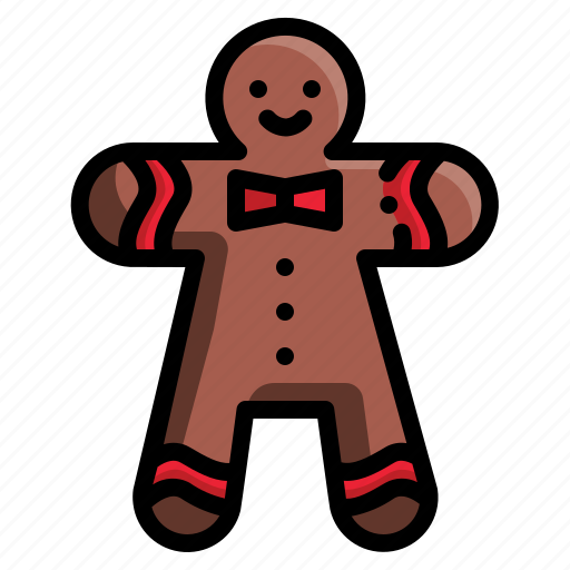 Gingerbread, christmas, xmas, cookie, dessert icon - Download on Iconfinder