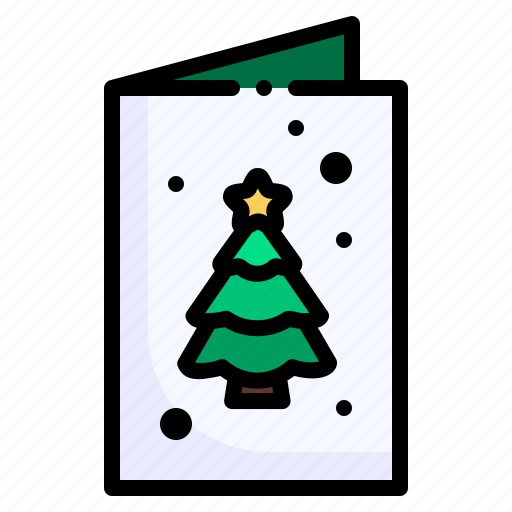 Christmas card, mail, card, letter, communications icon - Download on Iconfinder
