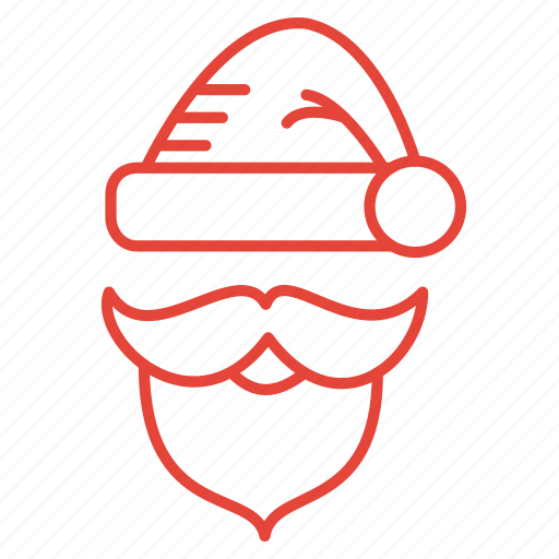 Beard, christmas, claus, face, gifts, head, santa icon - Download on Iconfinder
