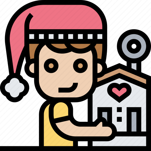 Gingerbread, house, baked, dessert, cookie icon - Download on Iconfinder
