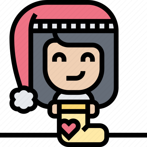 Sock, christmas, decoration, present, traditional icon - Download on Iconfinder