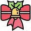 ribbon, christmas, bell, decoration, celebration 