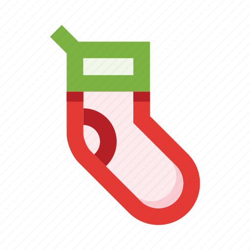 Sock, christmas, clothing, foot, wear, apparel, clothes icon - Download on Iconfinder
