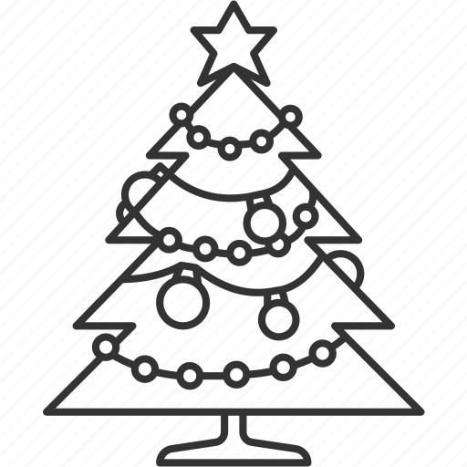 Christmas, tree, decoration, celebration, ornaments icon - Download on Iconfinder