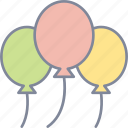 balloons, decoration, celebration, party