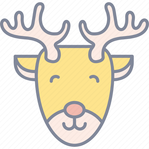 Reindeer, deer, animal, elk icon - Download on Iconfinder