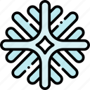 snowflake, christmas, weather, ornament, winter, snow