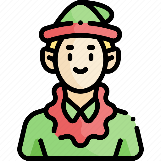 Elf, chistmas, avatar, costume, dwarf, fantasy, folklore icon - Download on Iconfinder
