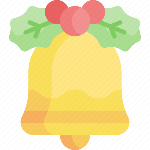 Christmas bell, christmas, bell, mistletoe, decoration, ornament, jingle bell icon - Download on Iconfinder