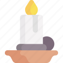 candlestick, candle, candle holder, miscellaneous, light, illumination