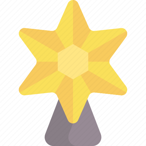 Christmas star, christmas, star, gold star, decoration, ornament icon - Download on Iconfinder