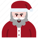 christmas, santa, uncle, xmas, winter, avatar, character, profile