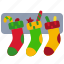 christmas, socks, present, winter, xmas, decoration, gift 