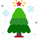 christmas, xmas, tree, pine, nature, winter, plant