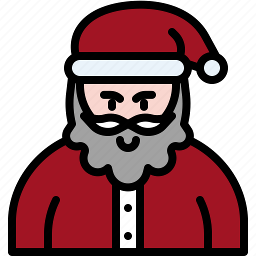Christmas, santa, uncle, xmas, winter, avatar, profile icon - Download on Iconfinder