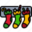 christmas, socks, gift, present, xmas, winter, decoration 