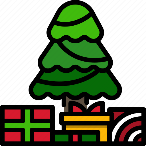 Christmas, tree, decoration, present, gift, winter, xmas icon - Download on Iconfinder