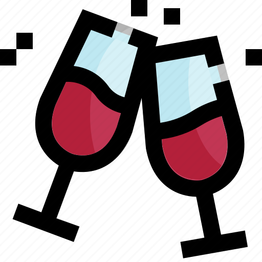 Champagne, cheers, toast, celebration, party, drink icon - Download on Iconfinder