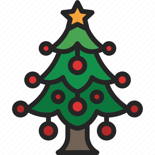 Christmas, xmas, tree, pine, decoration, wood, celebration icon - Download on Iconfinder
