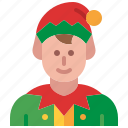 elf, helper, costume, character, avatar, santa, gnome