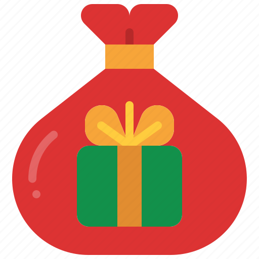 Present, bag, gift, christmas, santa, surprise, distribute icon - Download on Iconfinder
