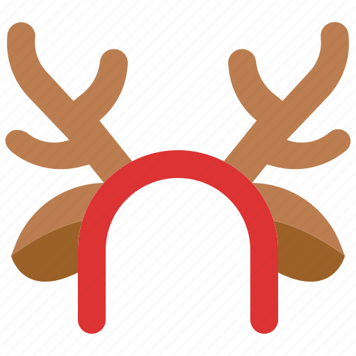 Reindeer, headband, fashion, accessory, costume, christmas icon - Download on Iconfinder