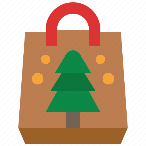 Shopping, bag, promotion, celebration, commerce, festival, pine icon - Download on Iconfinder