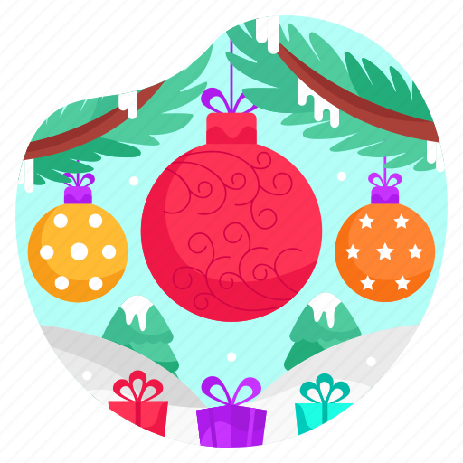 Christmas ball, decoration, xmas, celebration, christmas, balls, gift illustration - Download on Iconfinder