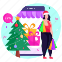 christmas, purchase, sale, gift, surprise, mobile app, discount