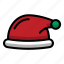 christmas, new, year, holiday, set, snowman, xmas, festive, hat 