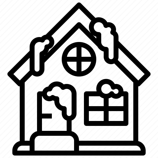 House, celebration, home, winter, snow icon - Download on Iconfinder