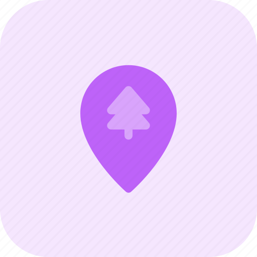 Christmas, location, holiday, map icon - Download on Iconfinder
