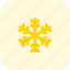 six, branches, snowflake, holiday, christmas, winter 