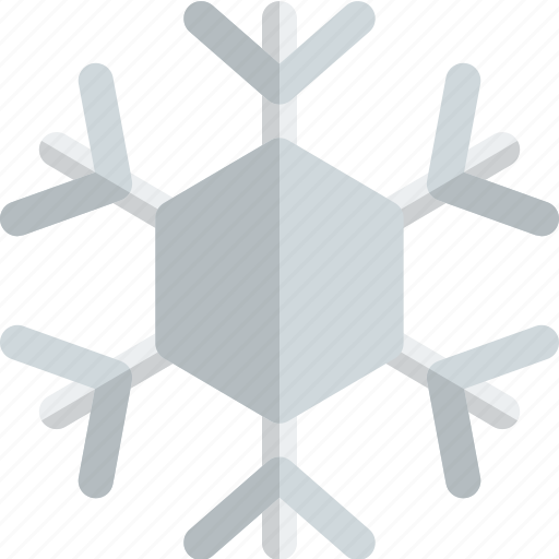 Hexagonal, snowflake, holiday, christmas, snow icon - Download on Iconfinder
