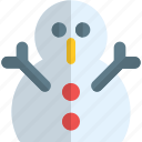 snowman, sculpture, holiday, christmas, winter