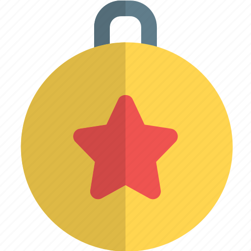 Star, bauble, ball, holiday, christmas, decoration icon - Download on Iconfinder